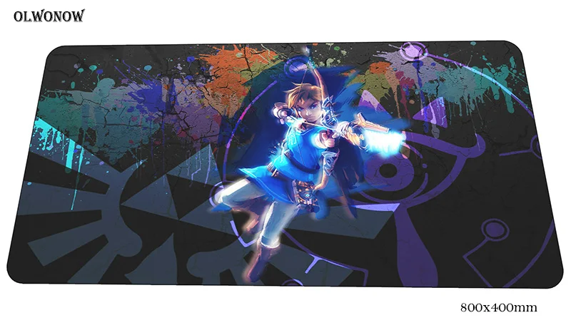Size 800x400x2mm Zelda Коврик для мыши 80x40 см игровой коврик для мыши с изображением Самый дешевый ноутбук с алюминиевым корпусом стол коврик Лидер продаж padmouse игры pc gamer коврики геймпад - Цвет: Size 800x400x2mm
