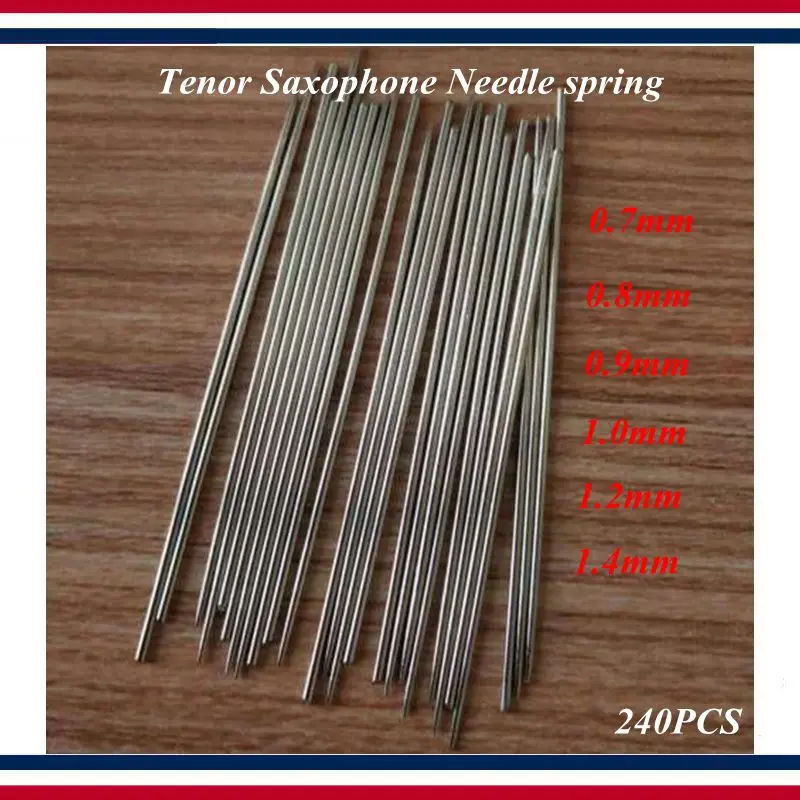 

Saxophone accessories - Saxophone tools , 10 Set Tenor Saxophone Spring Needles 0.7-1.4mm - Saxophone parts