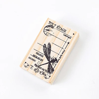 C 5x8cm XINAHER винтажные растения Марка с животными DIY Деревянные и резиновые штампы для скрапбукинга канцелярские товары Скрапбукинг Стандартный штамп - Цвет: C 5x8cm