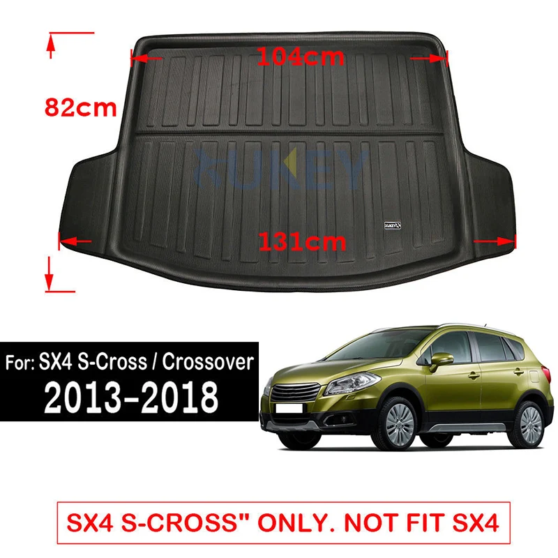 14-18 SX4 S-cross XUKEY поднос багажника для Suzuki SX4 S-cross Neo Baleno Grand Vitara Escudo Nomad с учетом заднего багажника коврик протектор - Название цвета: 14-18 SX4 S-cross