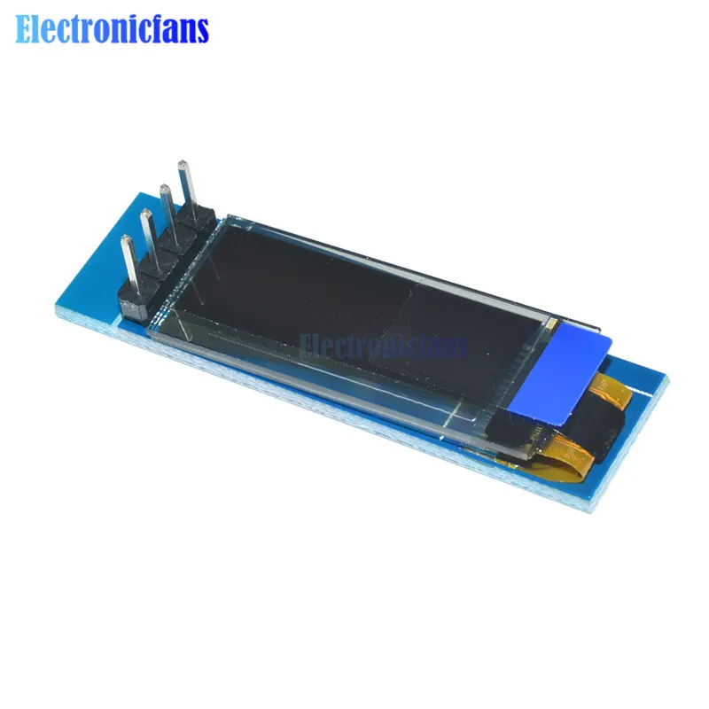 0,91 дюймов 128x32 128 32 igc IIC интерфейс последовательный белый OLED ЖК-дисплей модуль 0,9" 12832 SSD1306 ЖК-экран для Arduino DIY