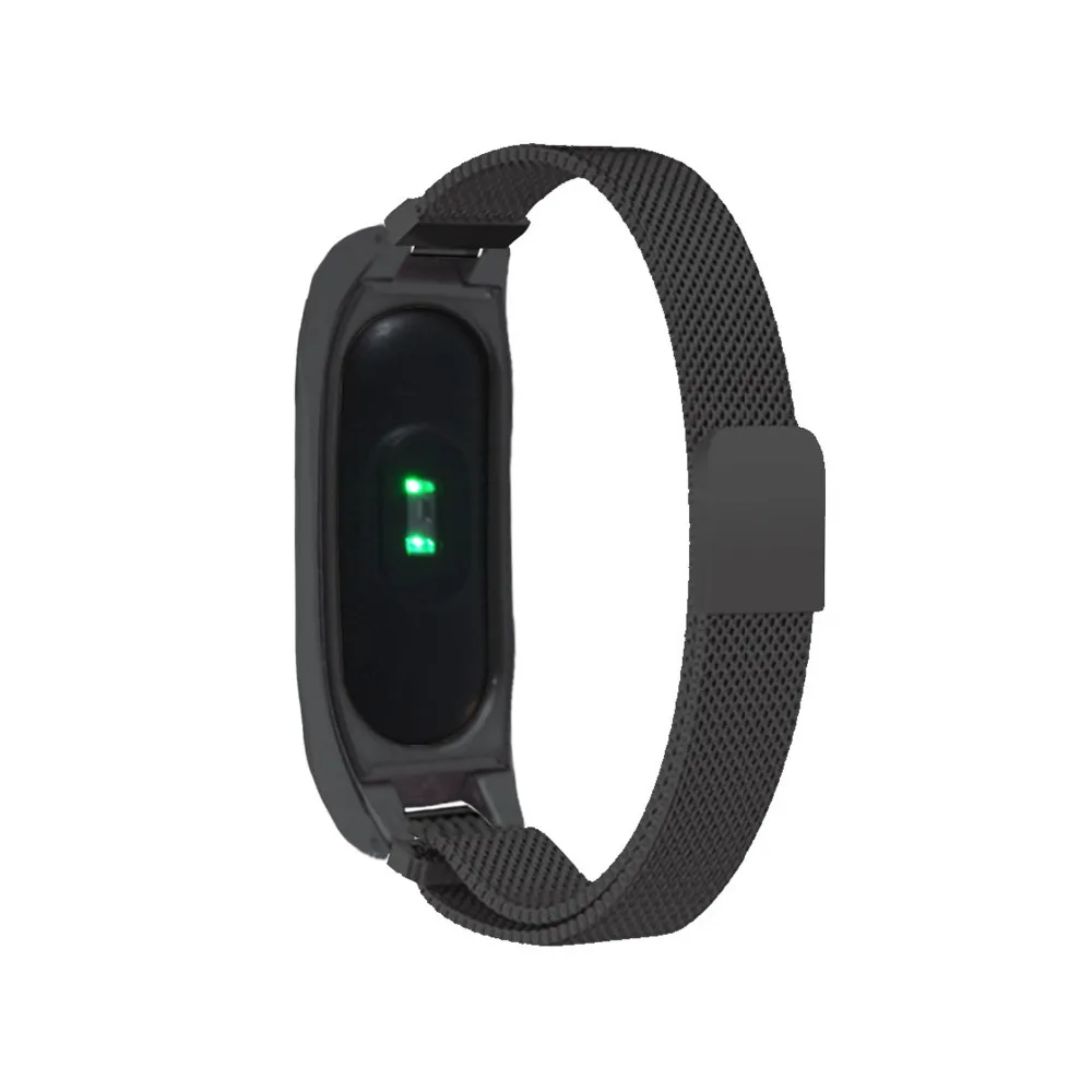 Mi lanese Смарт Браслет для xiaomi mi band 2 нержавеющая сталь замена запястье ремешок