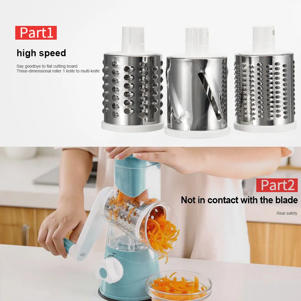 Высокое качество многофункциональный измельчитель ручная вращающаяся Терка