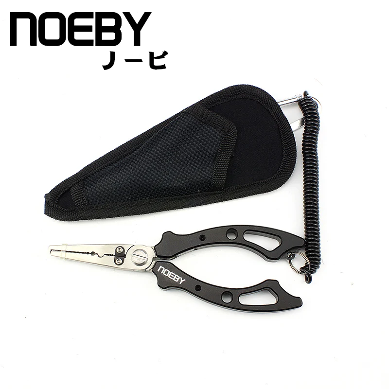 

NOEBY Stainless Steel Fish Grip Gripper Lure Multifunctional Plier Hook Plier Fish Pliers Fishing Tools Tackle Set