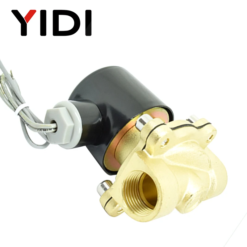Электрический электромагнитный клапан 2 Вт NC DN8 DN10 DN15 DN20 DN25 1/4 &quot3/8" 1/&quot3/4" 1