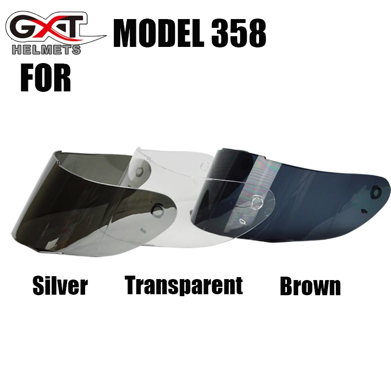 

Motorcycle visor for GXT358 Full Face Helmet Visor Lens Motocross Helmet Visors Face Shield Color