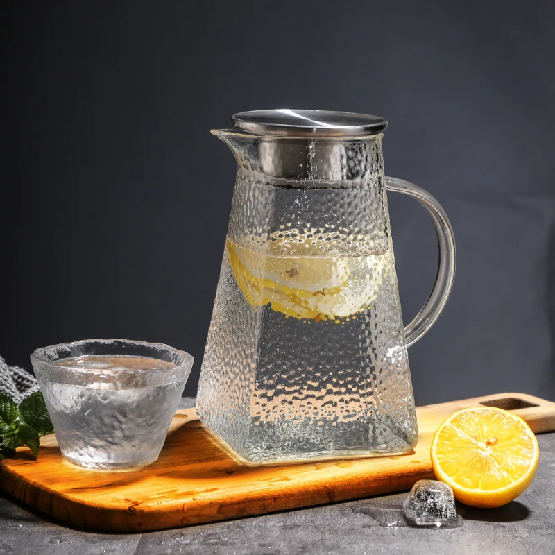 ONEISALL 1.2L стеклянный чайник для воды термостойкий кувшин для воды квадратный чайник для кипячения лимонного чая для дома