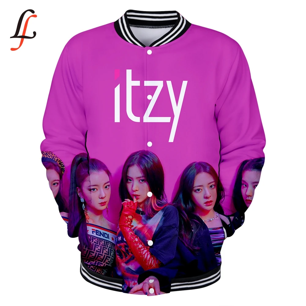 Itzy Harajuku толстовки для женщин/мужчин зимние повседневные Modis Kpop плюс размер XXXXL k pop