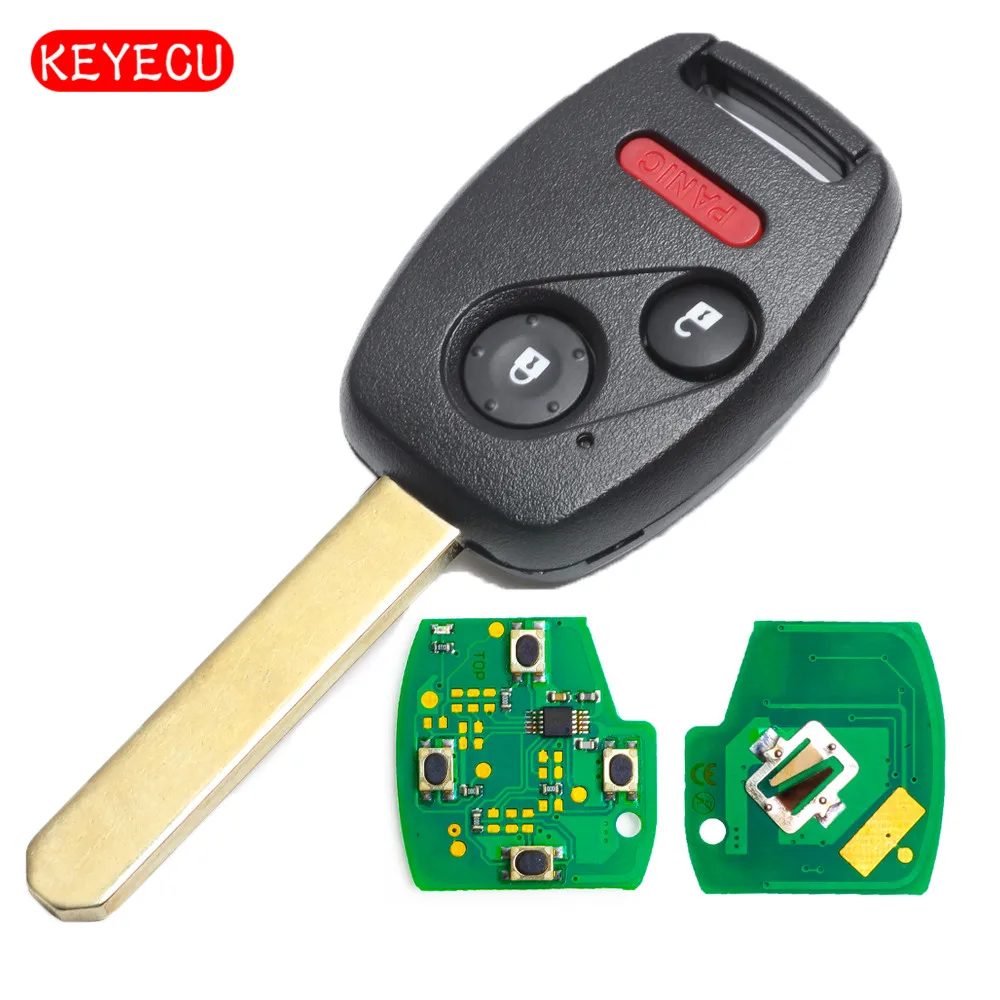 

Keyecu Remote Car Key Fob 2+1 Button 313.8MHz ID46 for Honda Pilot 2005-2008 FCC: CWTWB1U545