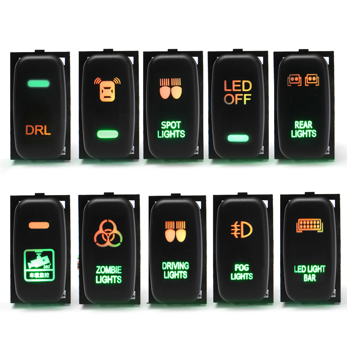 1 шт. углеродного волокна частей автомобиля плиты светодиодный светильник бар