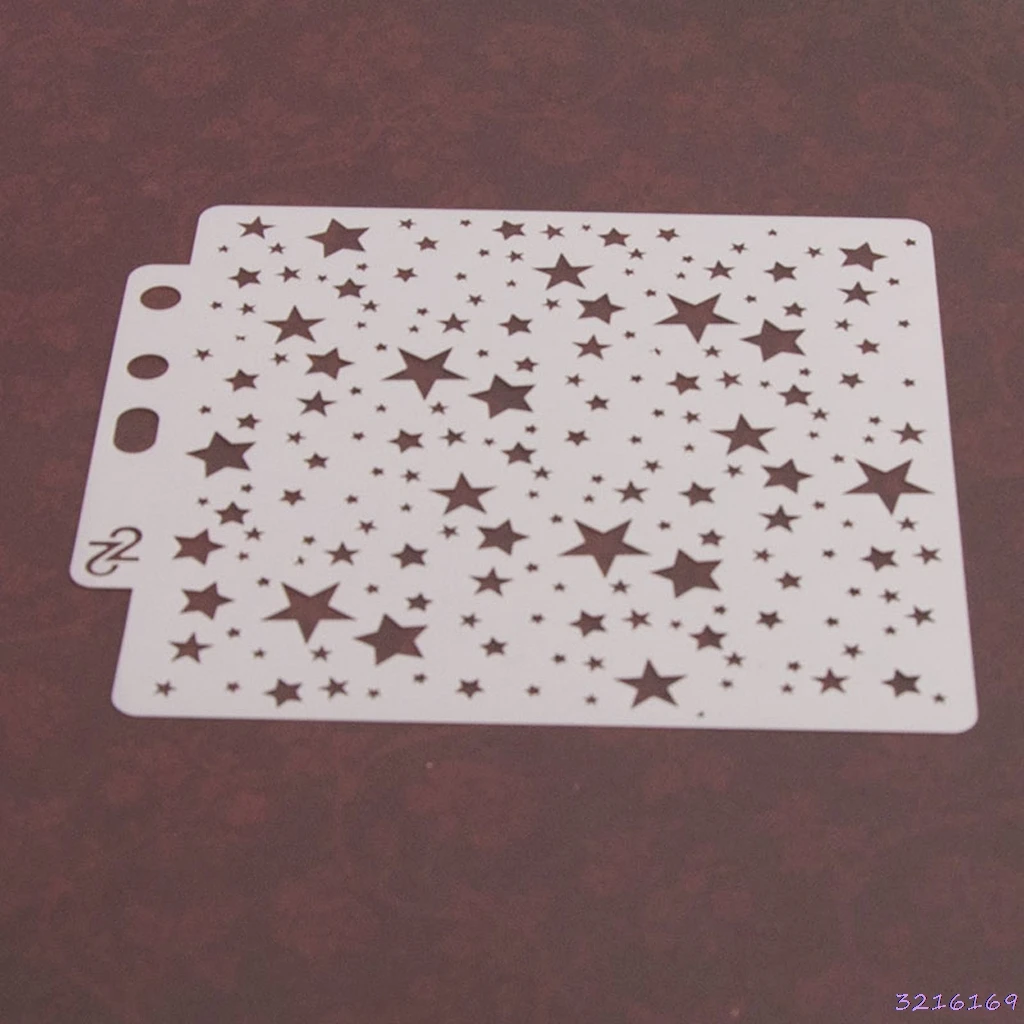 

Star Stencils Template Painting Scrapbooking Embossing Stamping Album Crafts Art