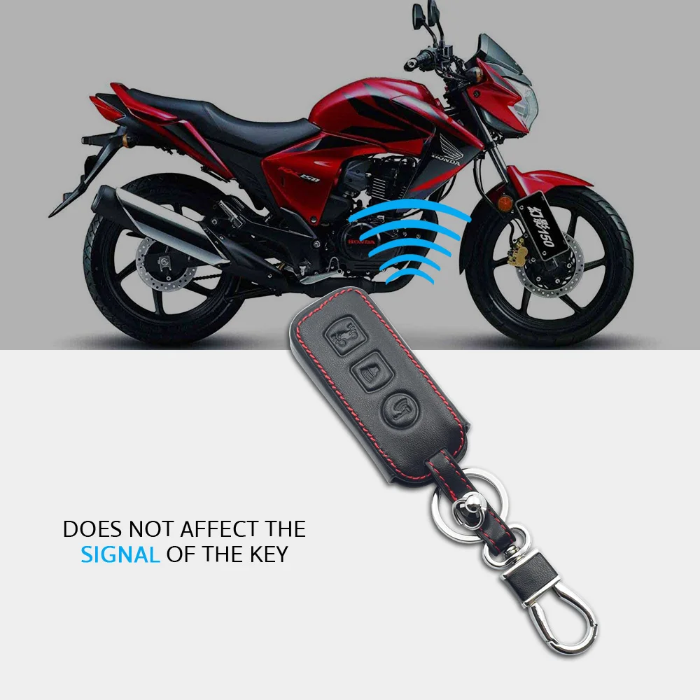 Кожаный чехол для автомобильного ключа Honda 2016 PCX SH 150 SH300 Super Cub 125 2018 пульта