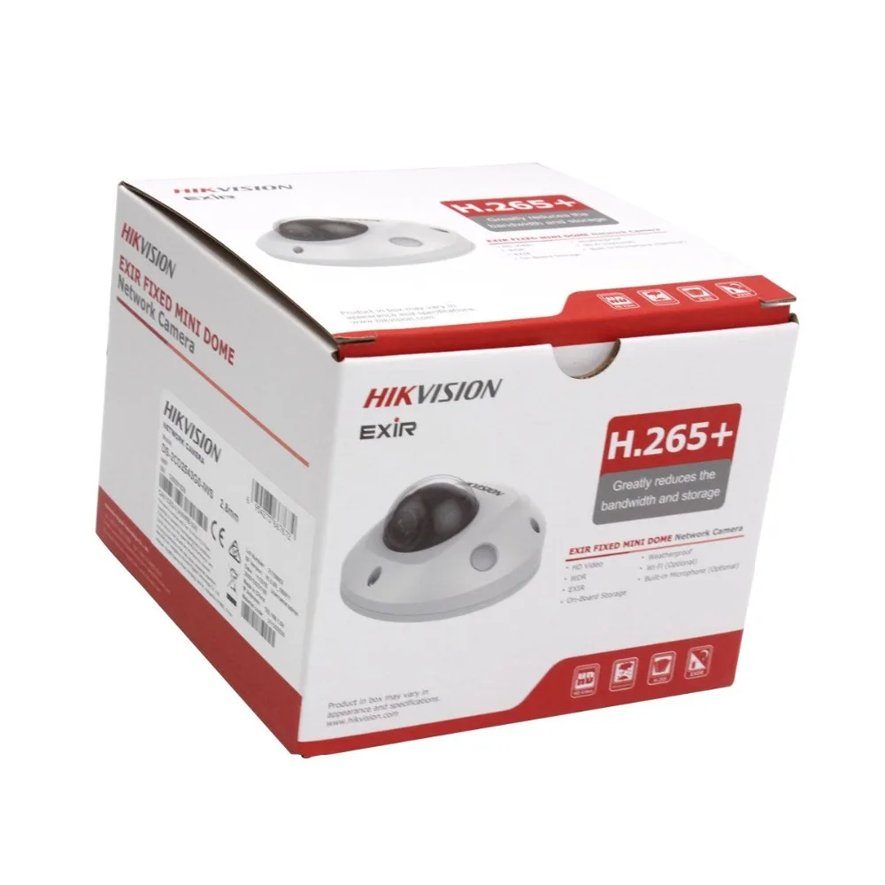 

Hikvision DS-2CD2543G0-IWS 4-мегапиксельная камера видеонаблюдения, IP-камера со встроенным микрофоном, Wi-Fi соединение, замена детской