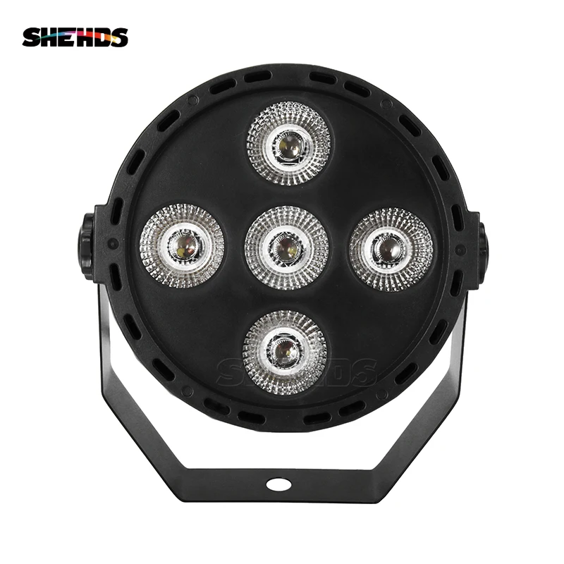 Мини LED Par 5x10 Вт RGBW DMX512 сценический эффект Освещение хорошее для диско DJ День