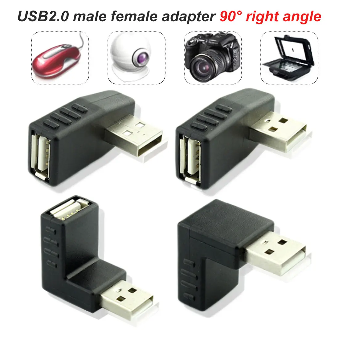 90 градусов левый правый угловой USB 3 0 адаптер Папа мама разъем для ноутбука ПК