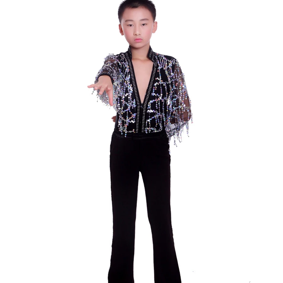 Новинка 2019 Детские строгие платья танцевальные костюмы для мальчиков DQ5024|costume