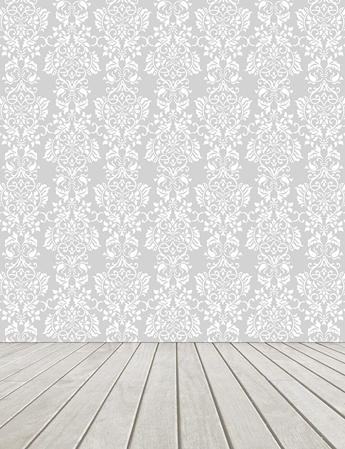 Фон для профессиональной фотосъемки Allenjoy из белой дамасской ткани детские фоны