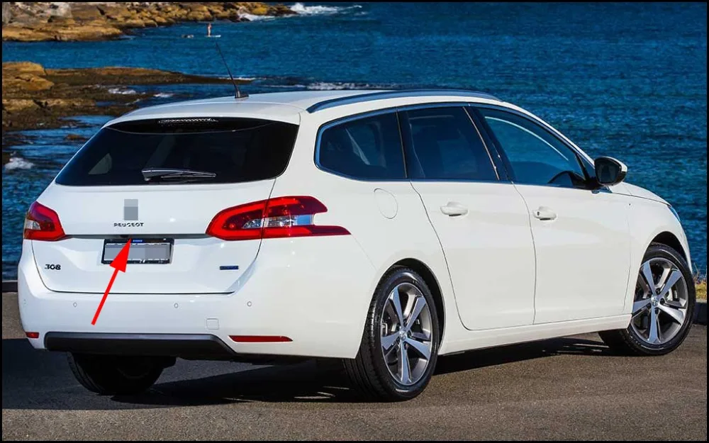 AUTONET HD камера заднего вида ночного видения для peugeot 308 2013 /Оригинальное отверстие/камера номерного знака