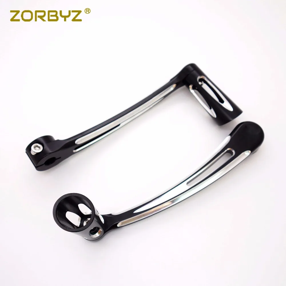 ZORBYZ мотоцикл черный край вырезать Алюминиевый рычаг переключения для носка