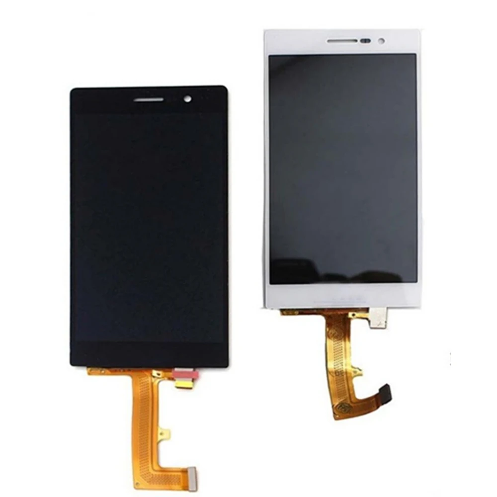 + Для huawei Ascend P7 L00 L05 L10 с рамкой ЖК дисплей Экран Сенсорный экран планшета Дисплей
