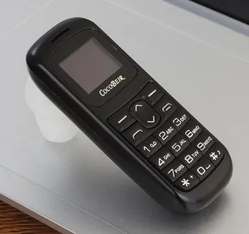 black C001 мини мобильный телефон Bluetooth гарнитура волшебный голос GSM низкая радиация дешевый китайский детский сотовый телефон аналогичный BM50 BM70 телефоны - Цвет: black