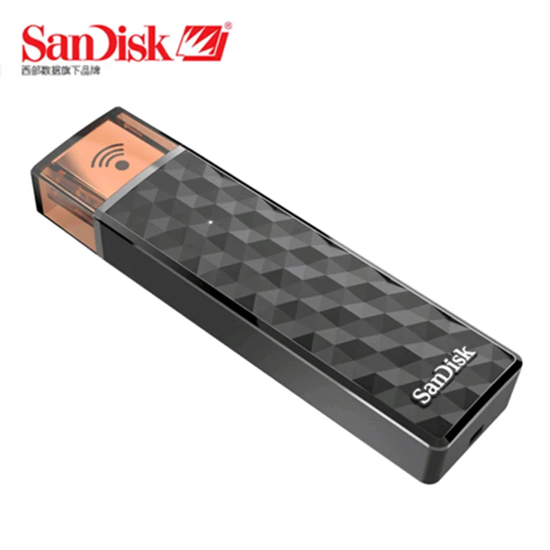 SanDisk Подключите беспроводной накопитель USB флэш 16 Гб Флешка SDWS4 Wi Fi + 2 0 флешка|USB