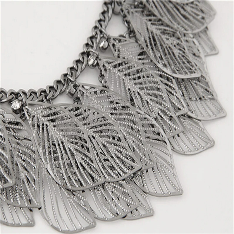 Женский комплект ювелирных изделий богемное ожерелье сережки и с длинными