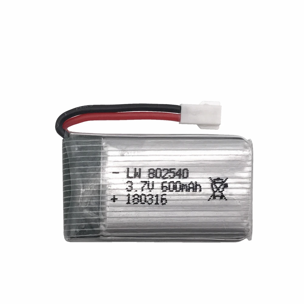 Комплект батарей для квадрокоптера Syma X5 X5C X5S X5SC X5SW 5 шт. 3 7 В 600 мАч + в 1 с