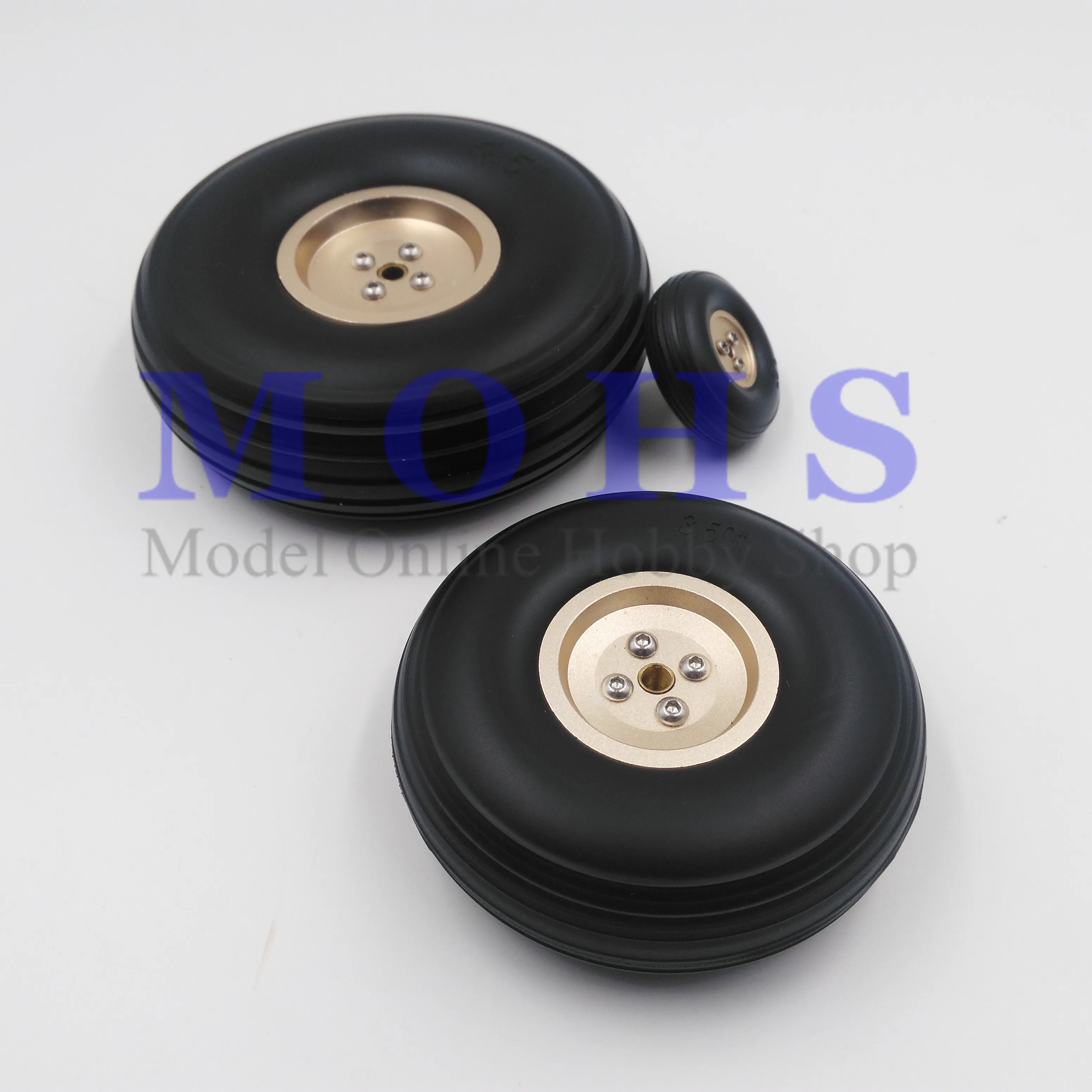 2шт./лот 4-дюймовое алюминиевое колесо Высокопрочное ру самолет полиуретановые