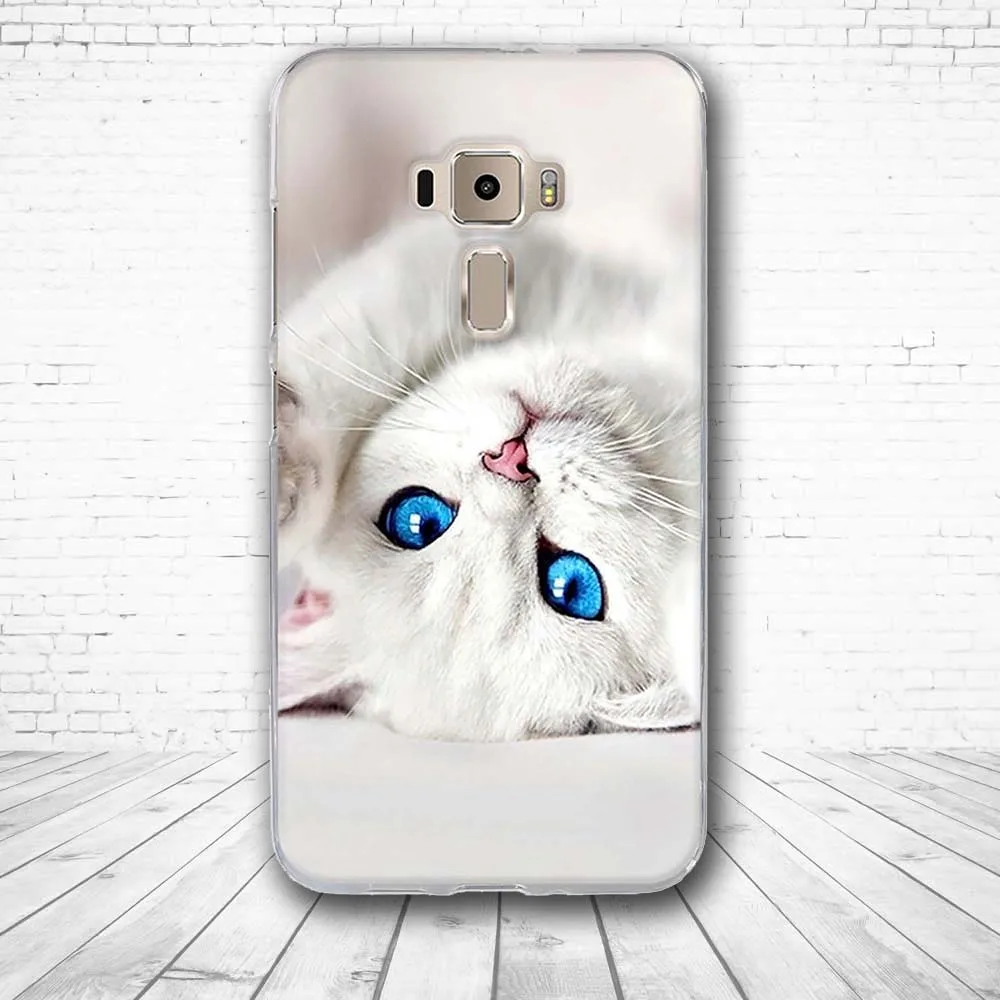 For Asus ZenFone 3 ZE552KL 5.5&quot Pattern Silicone Soft Case 3D Print TPU Back Cover for ZE 552KL Couque |