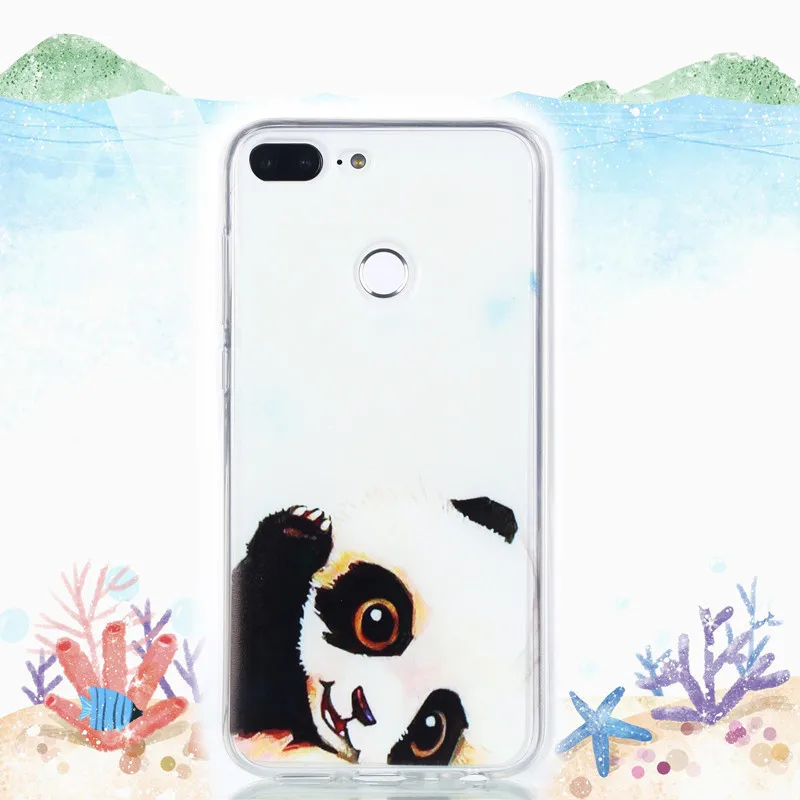 Huawei Honor 9 Lite Case Soft TPU Pattern Shell Cover Light Funda HATOLY |