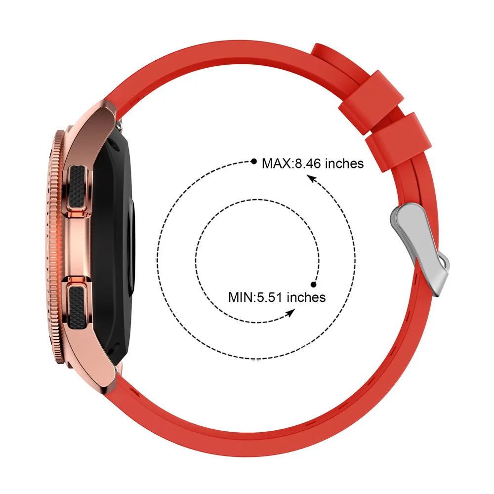 Sport Soft Silicone bracelet Wrist Band for Samsung Galaxy Watch 42mm SM-R810 Replacement Smart watch Strap Wristband Watchband