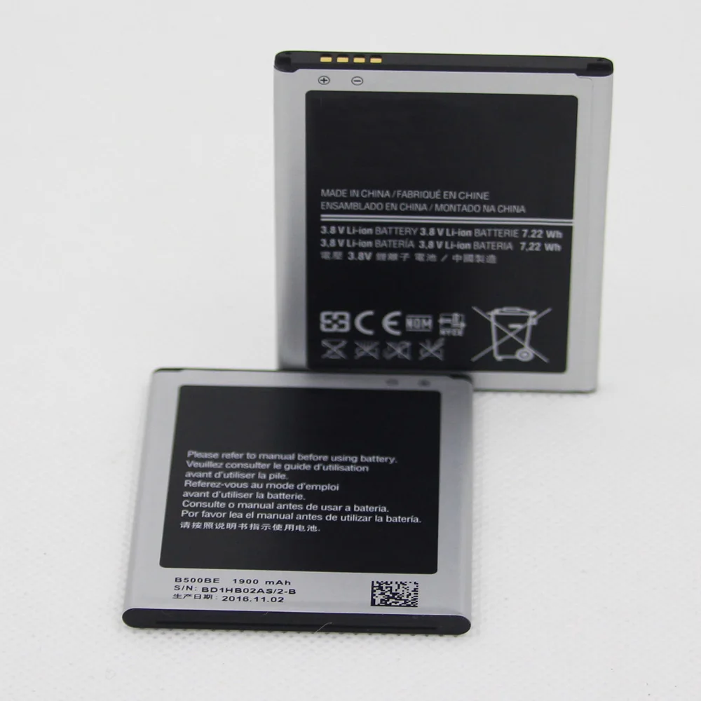 1900mAh B500A E B500BE 3 8 V Высококачественная батарея для S4 Mini GT i9190 i9195 i9192|Аккумуляторы