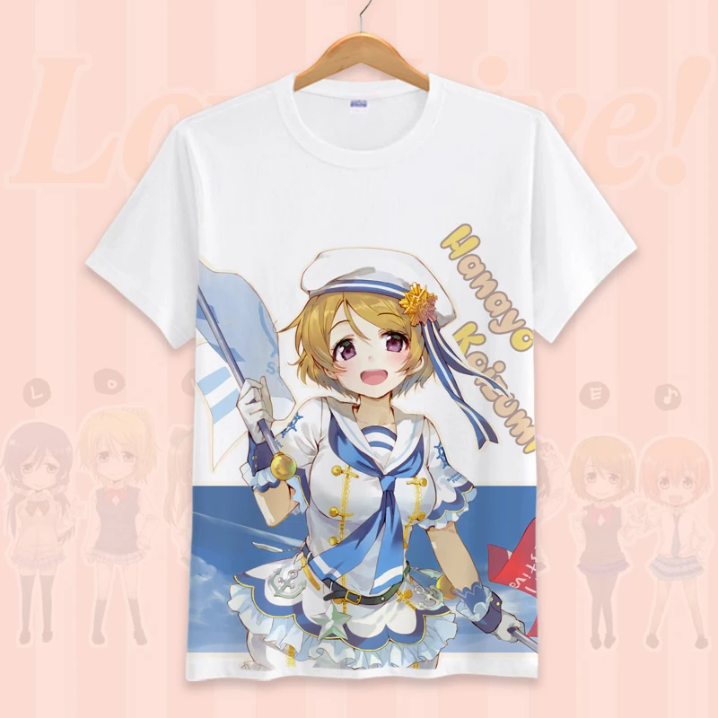 Новая футболка LoveLive school ldol project летняя с надписью Love Live Тодзе Нозоми kotori minami Cospaly