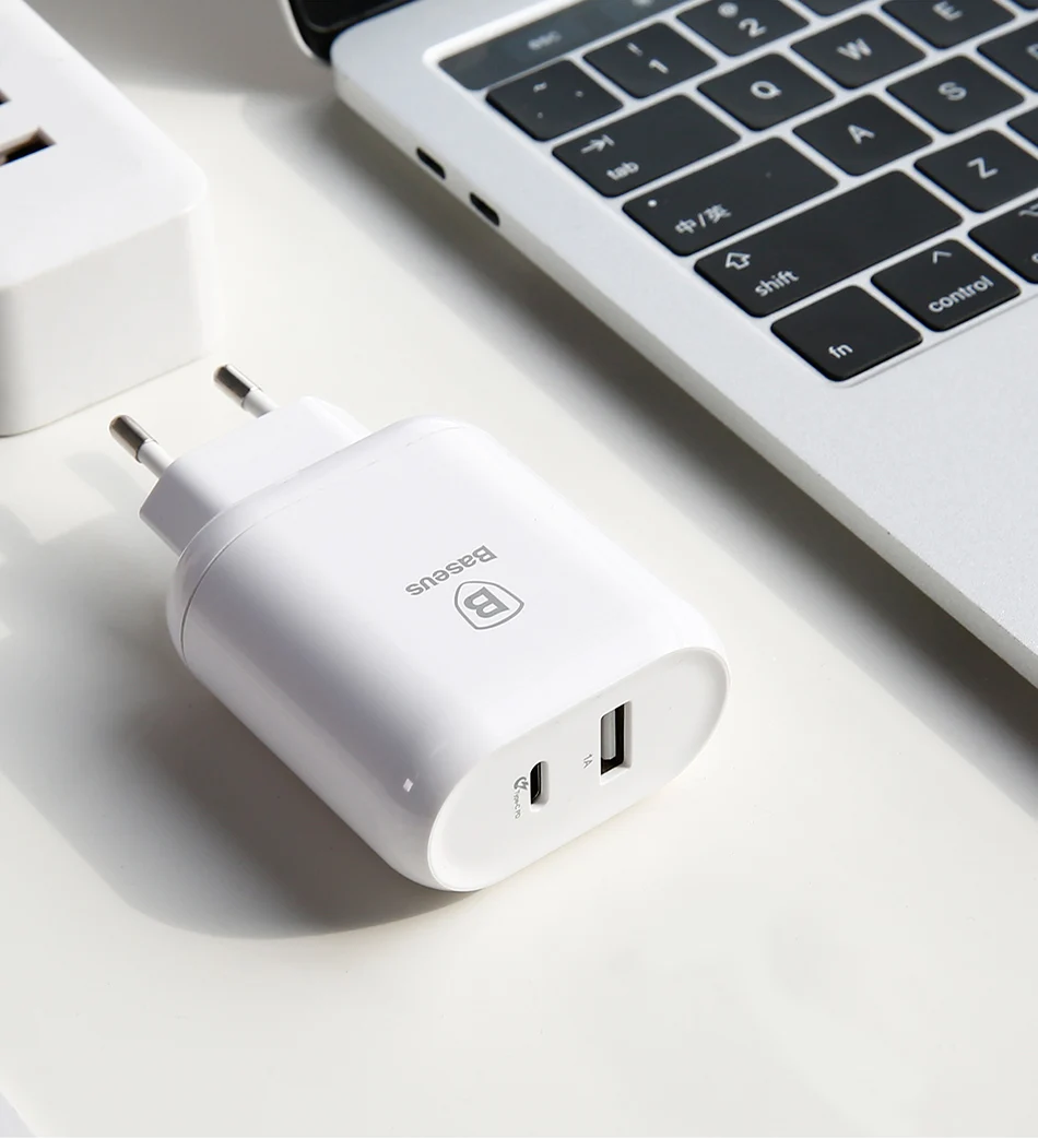 BASEUS Bojure type-C PD порт 32 Вт + USB быстрая зарядка настенное зарядное устройство EU для
