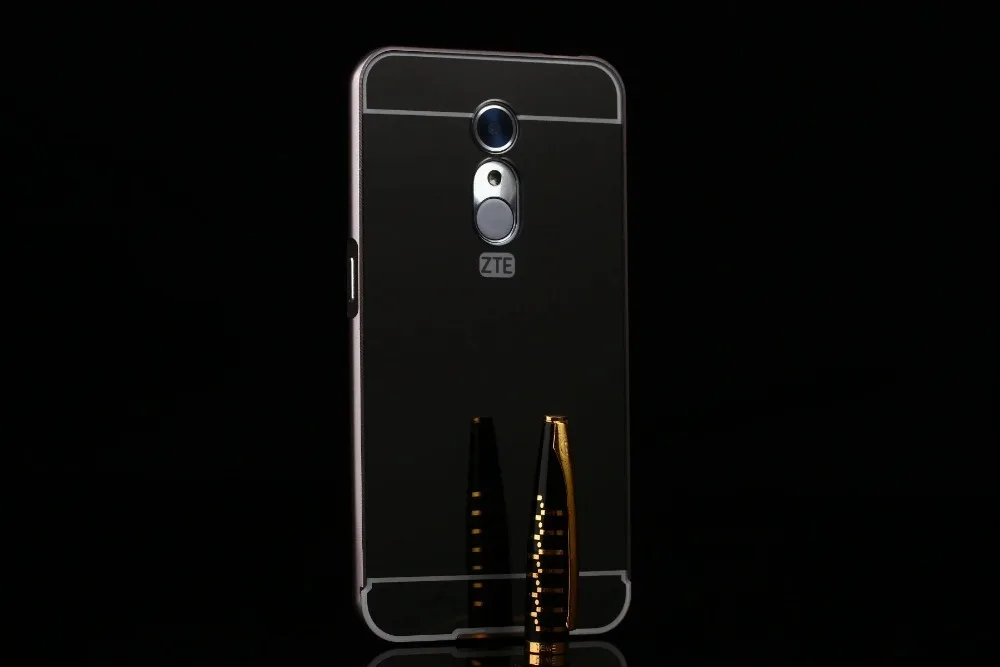 Для ZTE blade A910 случае 5.5 &quotРоскошные Покрытие Зеркало Алюминий металлический