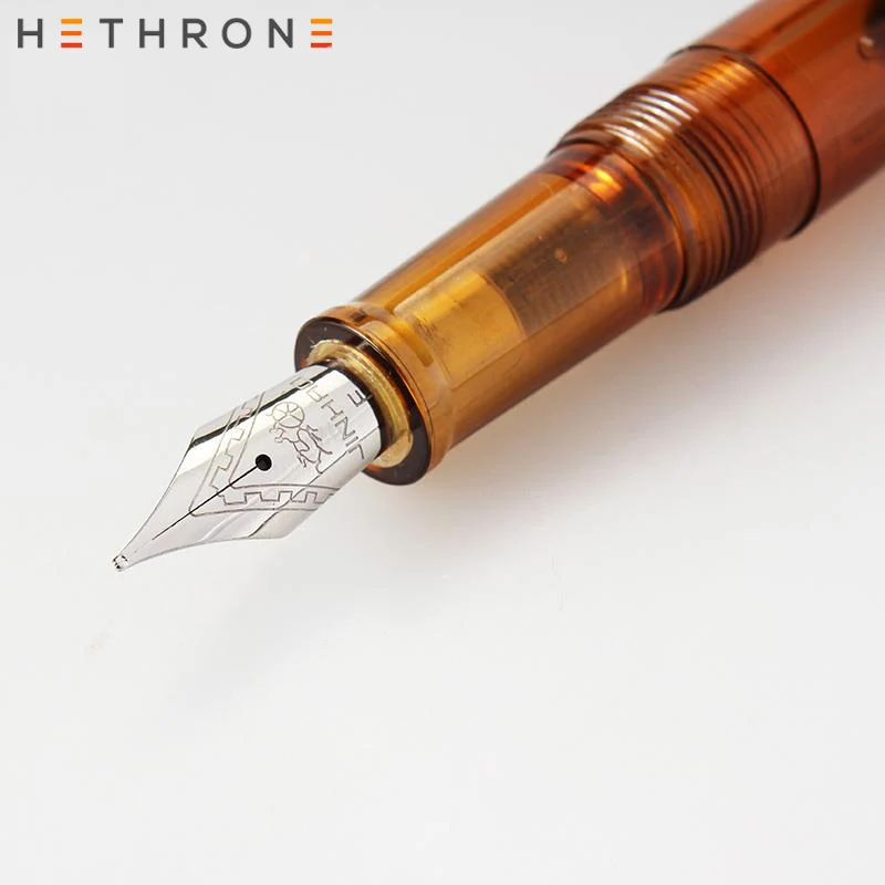 Hethrone новинка 2019 авторучки 992 прозрачный белый цвет спираль круглый корпус для