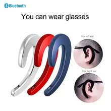 Наушники с костной проводимостью, беспроводные, Bluetooth 4,2, спортивные, стерео, ушные крючки, гарнитура с микрофоном для ноутбука, планшета, для Xiaomi, для huawei