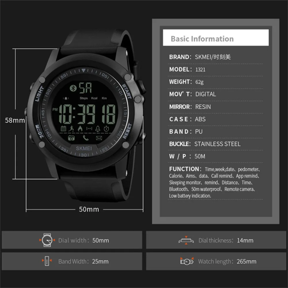 Часы Смарт часы reloj новые модные спортивные часы Шагомер Удаленная камера калорий Bluetooth Smartwatch reloj inteligente amazfit* A