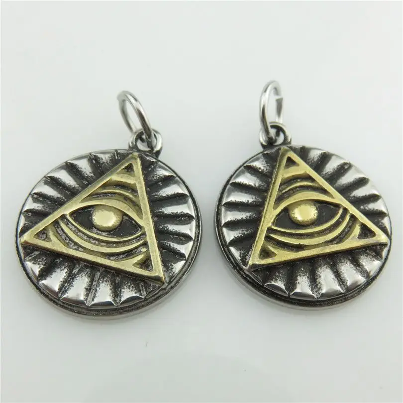 Free shipping 19920 1X Antique Pewter Stainless Steel Egyptian Eye of Horus Ra Amulet Pendant Choker Short Necklace | Украшения и