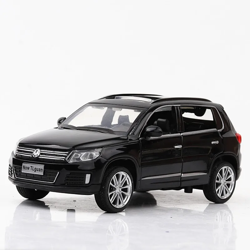 1/32 Diecasts & Toy Vehicles Tiguan модель автомобиля SUV со звуком и светильник коллекция