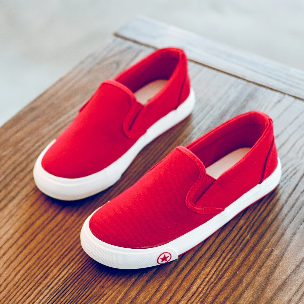 Детские кроссовки для мальчиков обувь девочек классический стиль Slip-On детская |