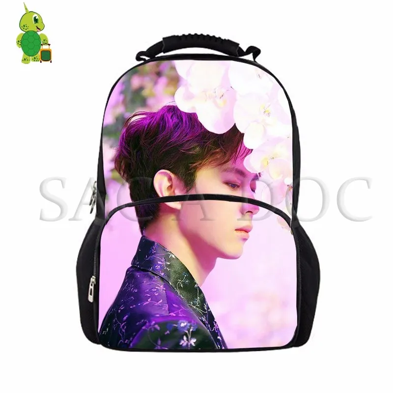 Рюкзак для ноутбука VIXX Kpop школьные сумки подростков мальчиков и девочек Idol Hyuk Ken