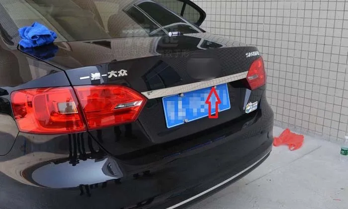 

Stainless Steel Rear Trunk Lid Chrome For VW Jetta 6 MK6 Sedan 2011 2012 2013