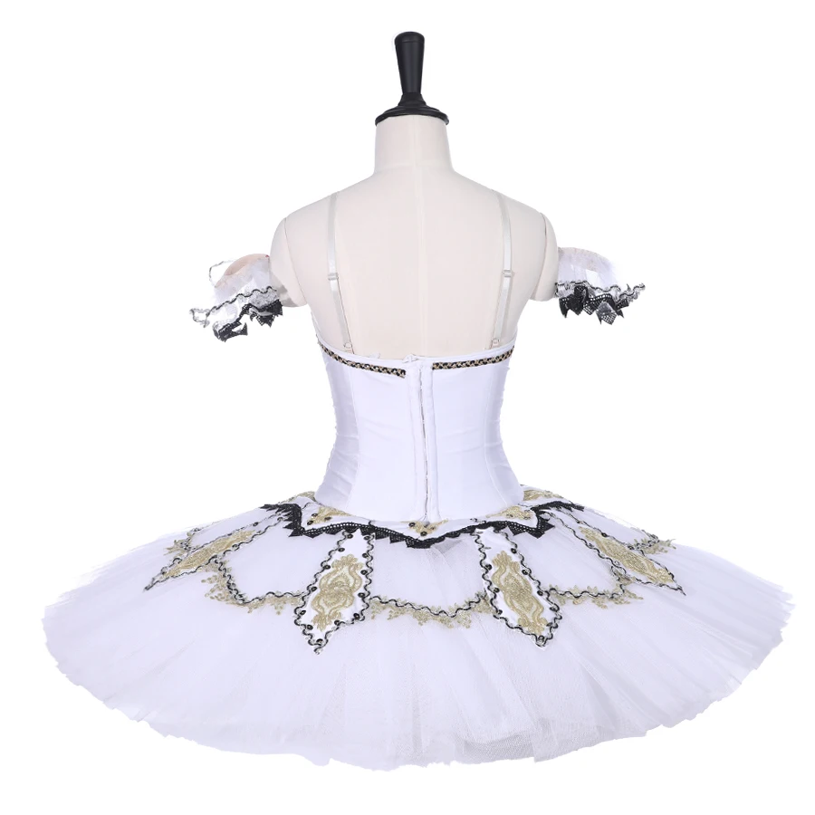 Women White Ballet Tutu Swan Lake Stage Wear Adult Classical Dance Performance Competition Costumes Girls Skirt | Тематическая