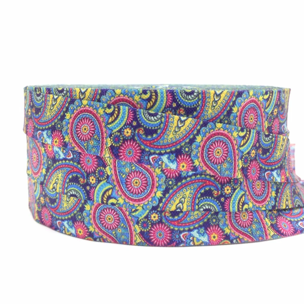 Новая коллекция 5/8 &quotПейсли печати на голову эластичная повязка для головы с 10