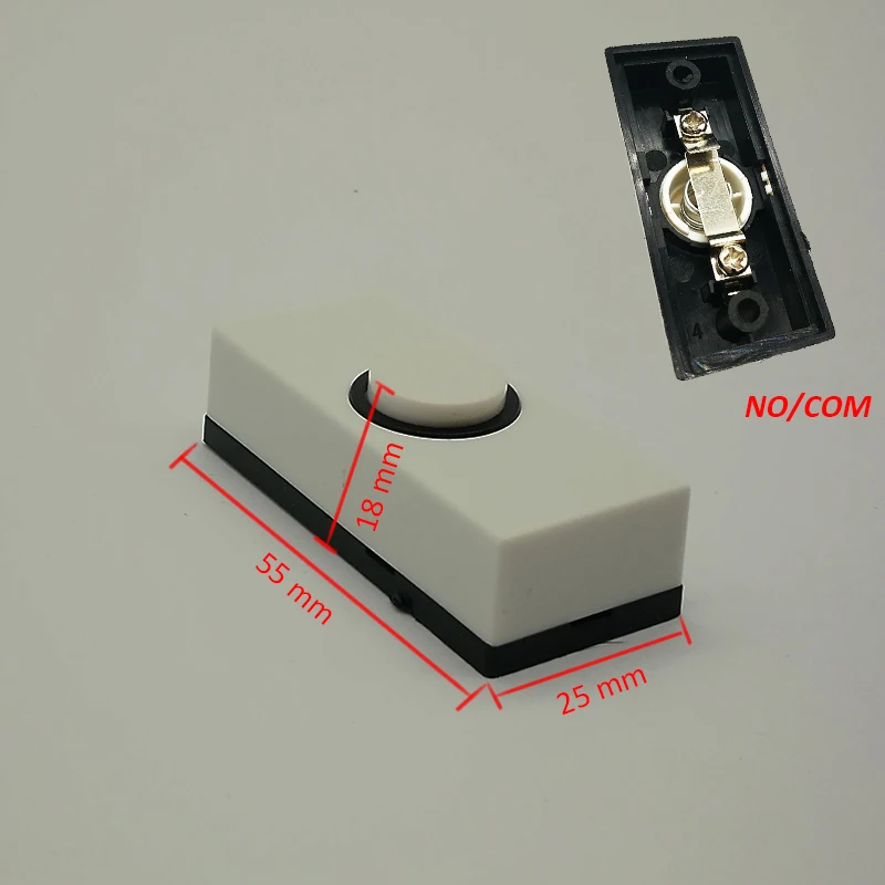 100pcs NO/COM Mini size Access control exit button door open switch release Button for Door access | Безопасность и защита