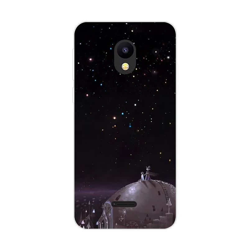 Meizu C9 Pro Case Silicon Astronauts Painting Soft TPU Back Cover for Phone Protect Bags Shell |