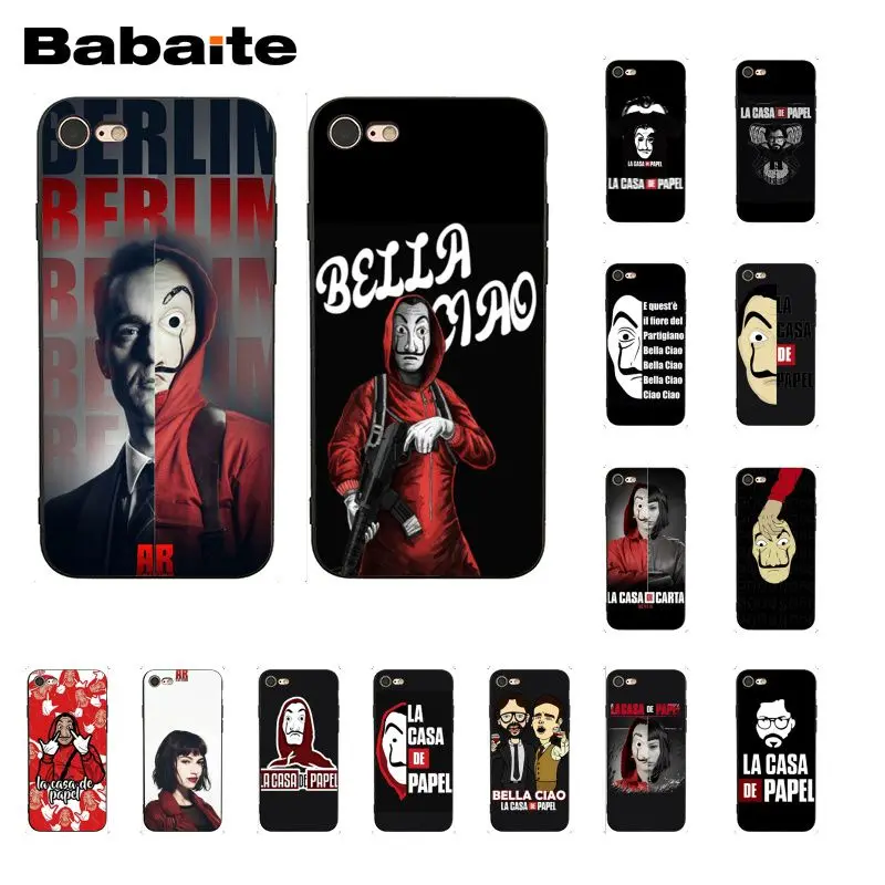 Чехол для телефона la casa de papel TV iphone 11 12 Pro Max 8 7 6 6S Plus X XS MAX 5 5S SE XR 12mini | Мобильные