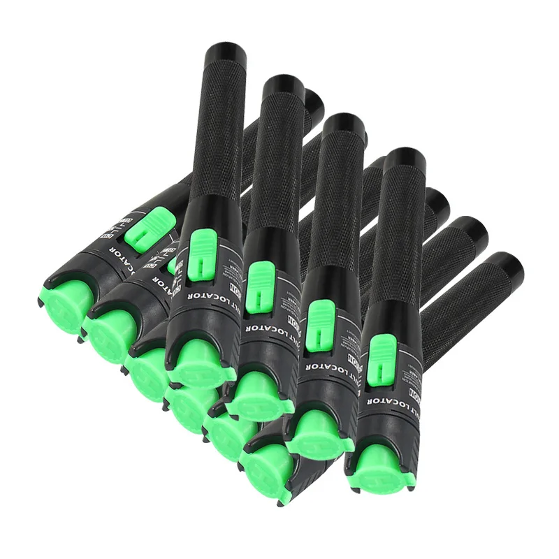

10pcs/lot Visual Fault Locator 20mW Pen Type Aluminum Alloy 20KM Fiber Optic Cable Tester Meter for CATV Telecommunication